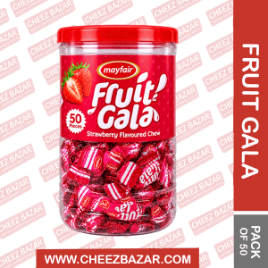Mayfair Fruit Gala Strawberry Chew Toffee - Pack of 50