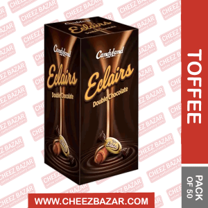 Candyland Eclairs Toffee Double Chocolate - Pack of 50