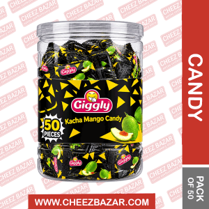 Giggly Big Tinkle Kacha Mango Candy - Pack of 50