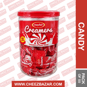 Mayfair Creamers Strawberry Candy - Pack of 50
